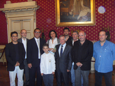 Albert Tomasi honoré par la mairie d'Ajaccio