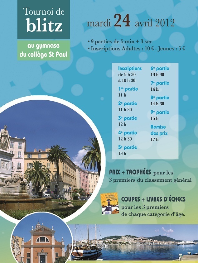 1u Open Internaziunale d'Aiacciu, inscrivez vous ! 1u Open Internaziunale d'Aiacciu, inscrivez vous !