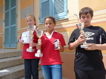 Le podium "jeunes"