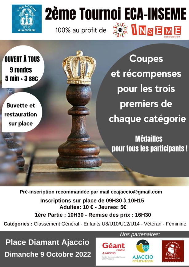 2ème Tournoi ECA INSEME à Place du Diamant, dimanche 09 octobre 2022