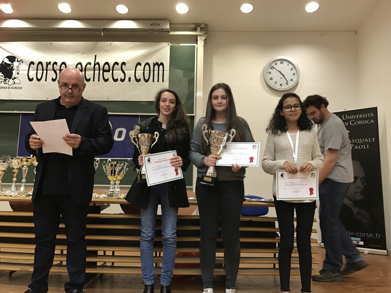 Championnat de Corse des jeunes: Chjara Carbuccia championne, Lou Andrea Geronne et Corentine Pierrot vice-championnes