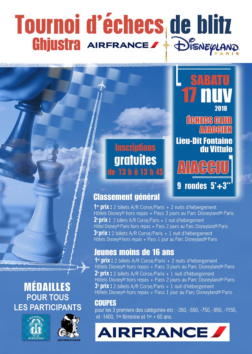 Tournoi Air France et inauguration officielle de nos nouveaux locaux ce samedi 17 novembre