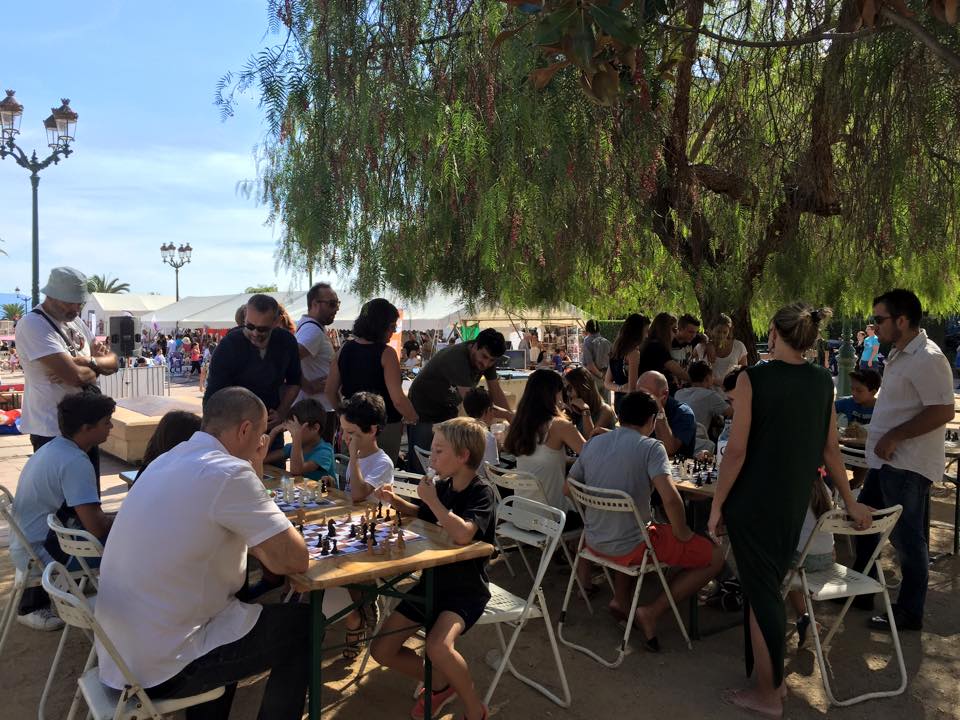 Beaucoup de monde au stand de l'Echecs Club Ajaccien