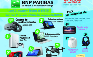 Trophée des jeunes BNP Paribas au Palais des Congrès mercredi 23 octobre