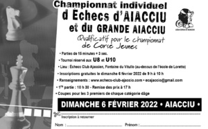 Classement général du tournoi qualificatif U8 et U10. 06/02/2022.