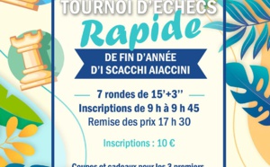 Tournoi d'échecs Rapide de fin d'année du club